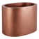 Raksha 48" Copper Soaking Freestanding Tub with Included Overflow Drain and Foam Insulation