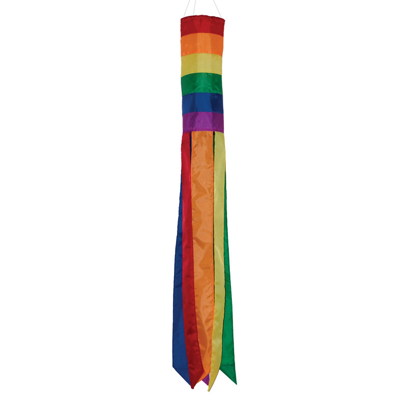 Rainbow Column Windsock, 50" H x 6" W