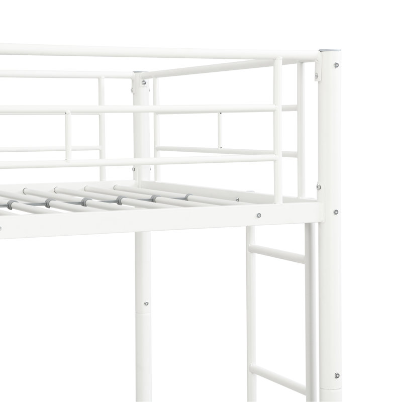 Lit superposé avec couchette METAL BLANC