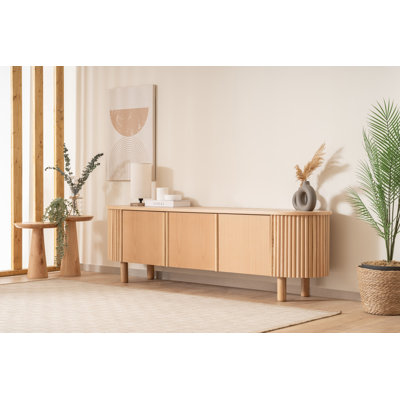Rodrigus Unfinished TV Stand for TVs up to 75"
