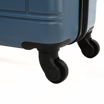 Ensemble de voyage 9 pièces avec valise rigide ABS + PC, serrures TSA et solutions de rangement multiples pour un rangement et un rangement efficaces