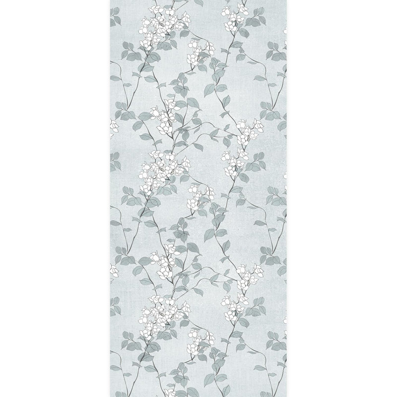 Bordure florale pelez et collez, L 108 po x l 48 po