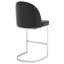Upholstered Counter Stool with Metal Frame-899677195