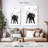 Brampt Black Abstract Dog-108238159