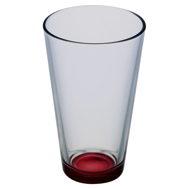 320ml Drinking Glass, 12, Red