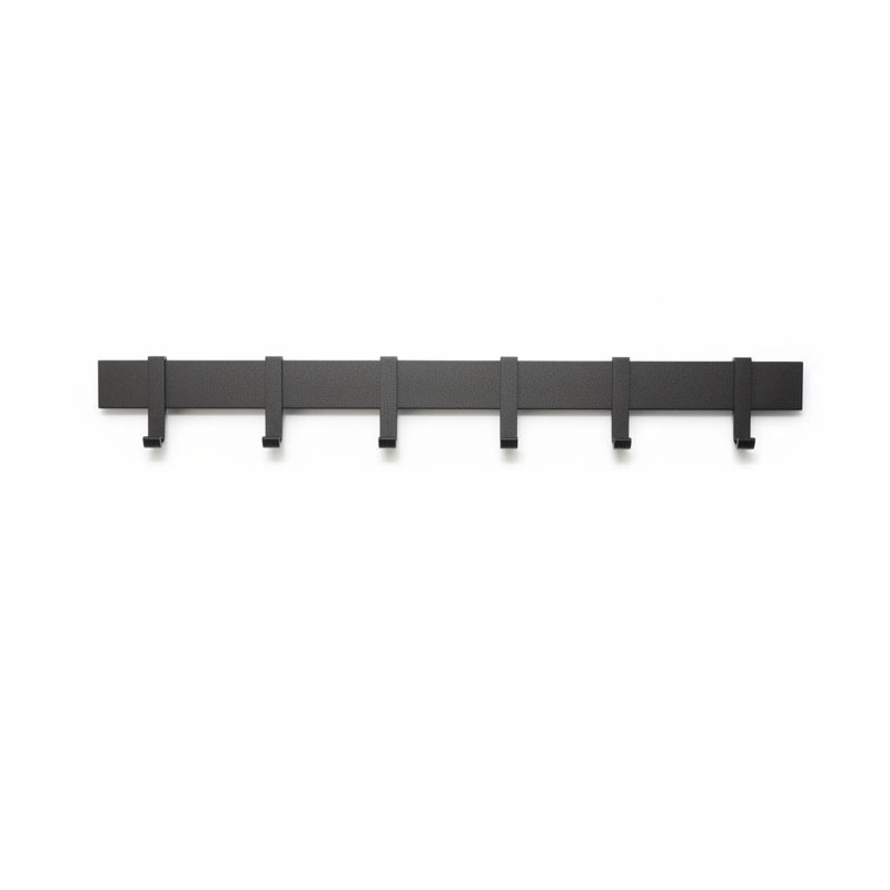 Metal Wall Mounted Required 6 - Hook Coat Rack
