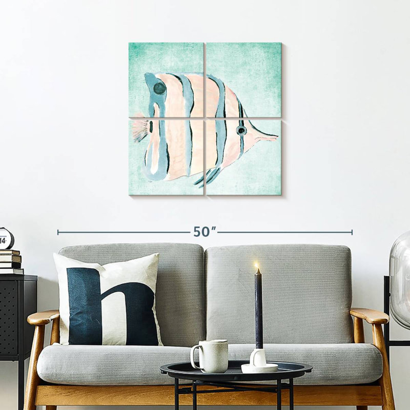 Papillon Brampt dans la mer I, H 26 po x l 26 po