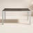 Stillwater 6-Person 59'' Rectangular Aluminum Outdoor Dining Set – Modern Patio Furniture with Rust-Free Frame, Poly Resin Slatted Top & Water-Draining Design-102441760-102441762