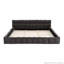 Chenille Upholstered Platform Bed Frame-1965121539