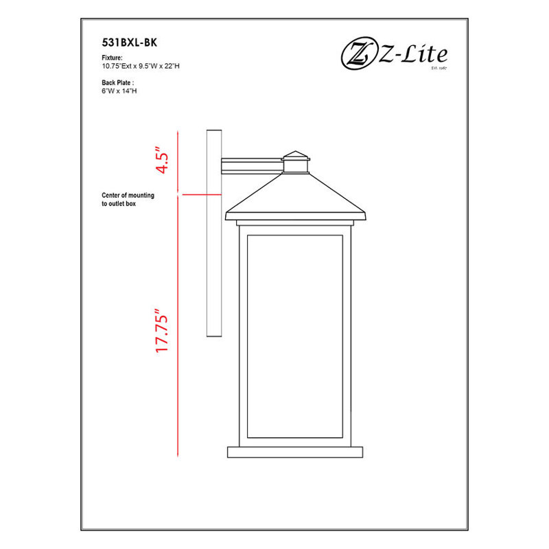Lovette Wall Light, Oil Rubbed Bronze, 18" H x 8" W x 9.25" D, Clear Seedy