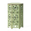 12 po x 10,5 po x 18,5 po, table d'appoint en fer 12 po, design, 10,5 po x 18,5 po, portable