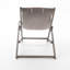 Fauteuil de plage Beach - gris (ensemble de 2)