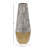 Ceramic Faux Marble Decorative Vase with Base-28118465-28118469