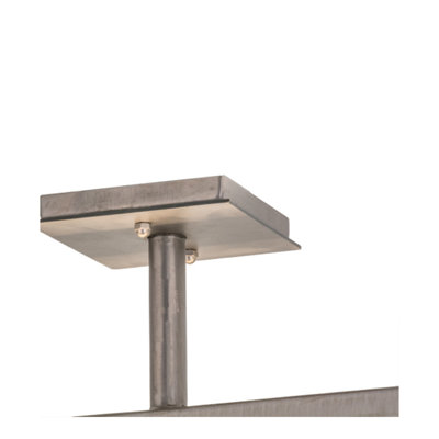 Ioana 6 - Light Steel Square/Rectangle Pendant