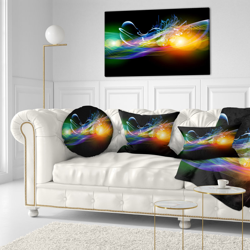 Coussin lombaire abstrait