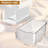 Upgrade Pull Out Bread Slicer For Homemade Bread With Bread Box, Foldable Bread Slicing Guide,Removable Cutting Board, Slice Evenly,(White)