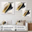 «Black and Gold Cubic Expression IV», impression sur toile-605287367-605287363