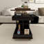 Adjustable End Table With Wheels,Modern Side Table With 360°Rotating Top And Storage Space-885491487