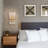 2-Light Crystal Flush Mount Wall Sconce