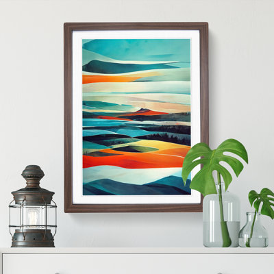 Meadow Landscape Abstract No.4 - Wall Art