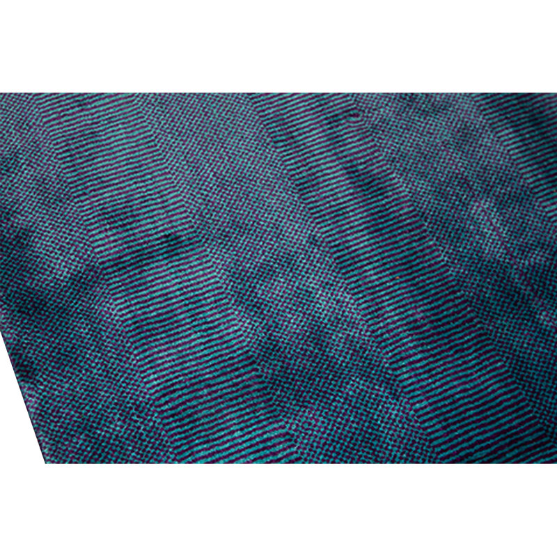 Hand-Knotted High-Quality Dark Blue Area Rug
