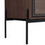 Vitrine lumineuse avec porte en verre trempé, vitrine à DEL, armoire d'appoint-533893083