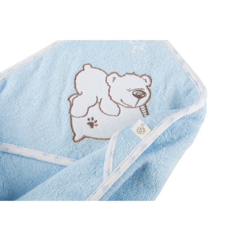 Leia Gender Neutral Mid-Calf Bathrobe, Blue