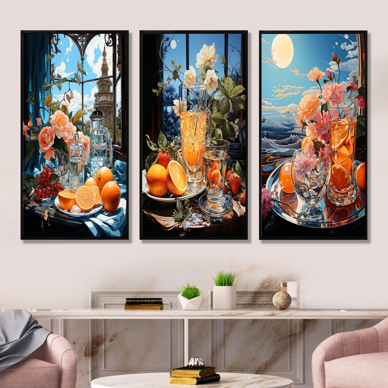 Morning Dreams, Cadre flottant noir, H 32 po x l 48 po