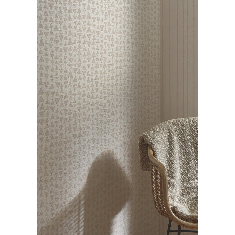 Purity 33cm x 70cm Wallpaper Roll, Cream