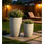 Pots à fleurs ronds fabriqués à la main avec trou de drainage l 15,1 po x H 23 po Mlotall-1393083032-1393083033