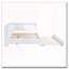 Lit de jour en bois double avec lit gigogne simple