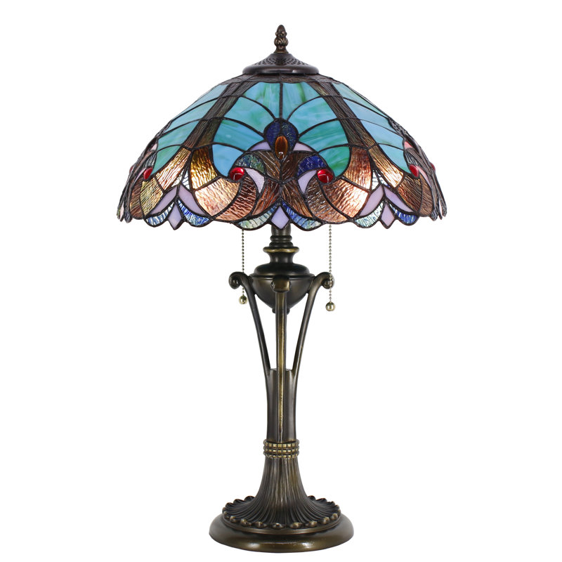 Lampe de table Tiffany Liaison Green