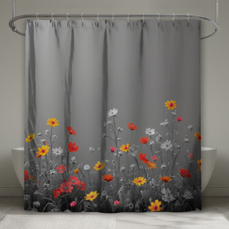 Rideaux de douche colorés, L 70 po x H 93 po