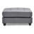 Sleek Contemporary Black Ottoman-543829427