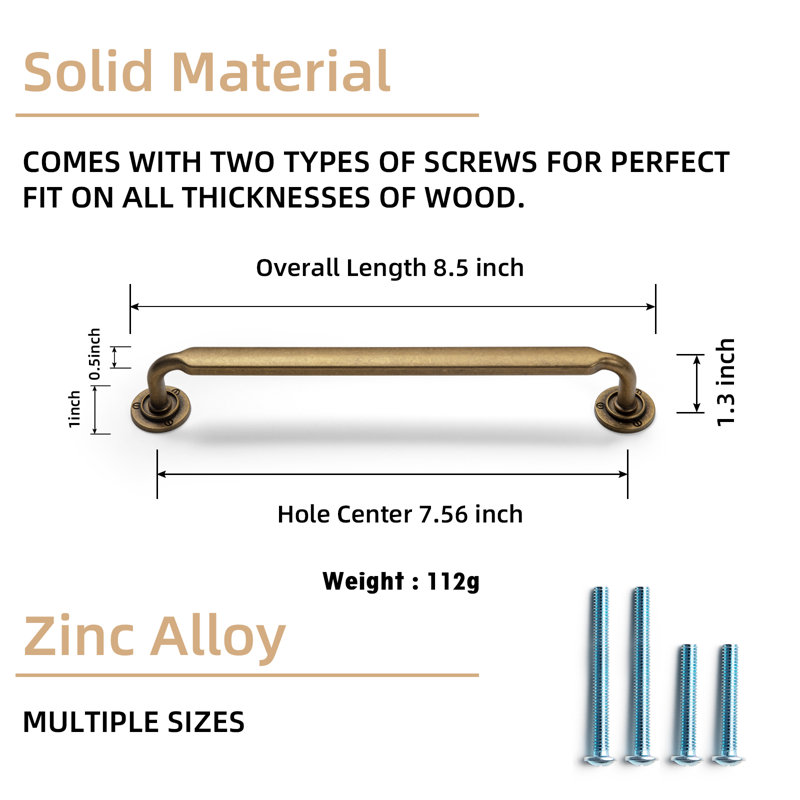 7.5'' Center Bar/Handle Pull Multipack