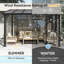 Pergola à gazebo murale 8 pi x 10 pi Aoxun-119238908