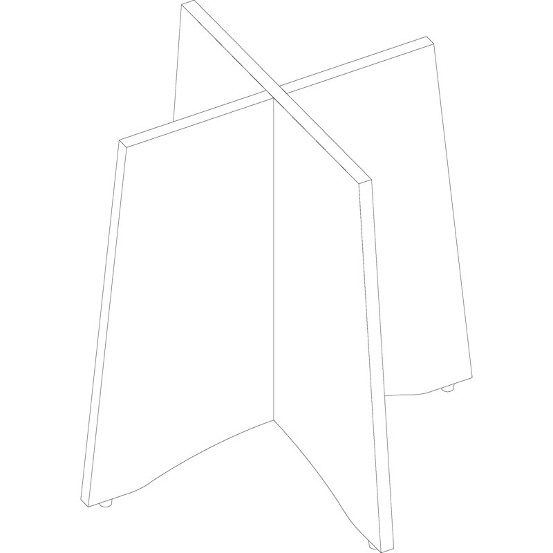 Base de table en stratifié Essentials Series
