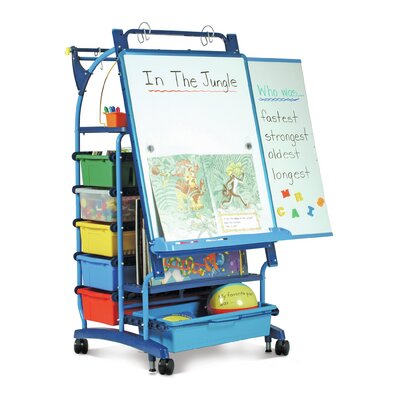 Royal Double Sided 10 Compartment Teaching Cart with Bins -  Copernicus, IS3