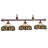 Bowdon 3 - Light Pool Table Linear Pendant By RAM Game Room