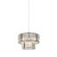 17cm H Plastic Drum Pendant Shade ( Uno ) in Clear