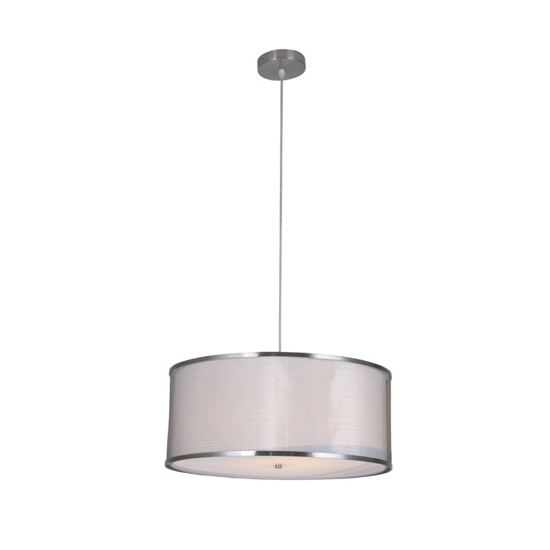 Luminaire tambour suspendu 1 lumière Kokkino