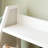 38.4'' W X 29.9"H Kids Bookcase 3-Tier Metal Book Display with Book Sling Shelf White