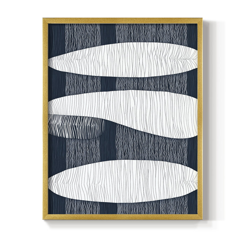 "ABSTRACT Series DCCXLVII" par J Paul, Or, H 15 po x l 12 po