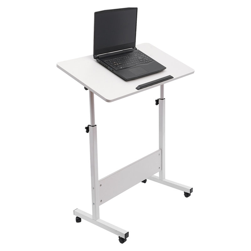 Adjustable Height Standing Desk Portable Laptop Desk Rolling Computer Stand
