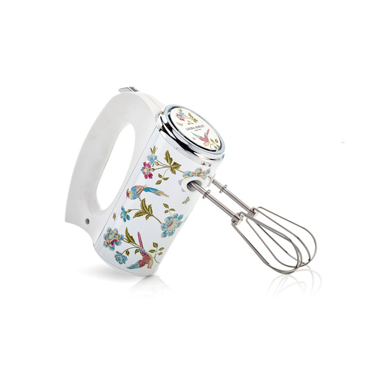 VQ Laura Ashley 5-speed 300-watt Hand Mixer, Elveden White