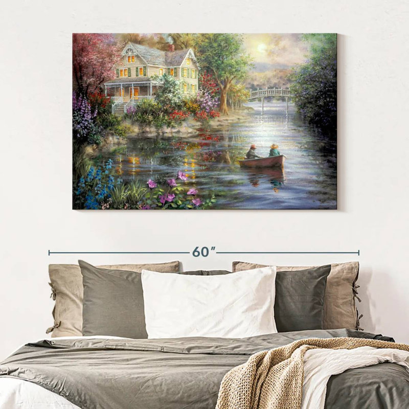 Lilie The Evening Reflections, 34" H x 51" W
