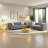 Compression Sofas 3 Plus 3 Set, Grey Velvet Modern Couch For Home