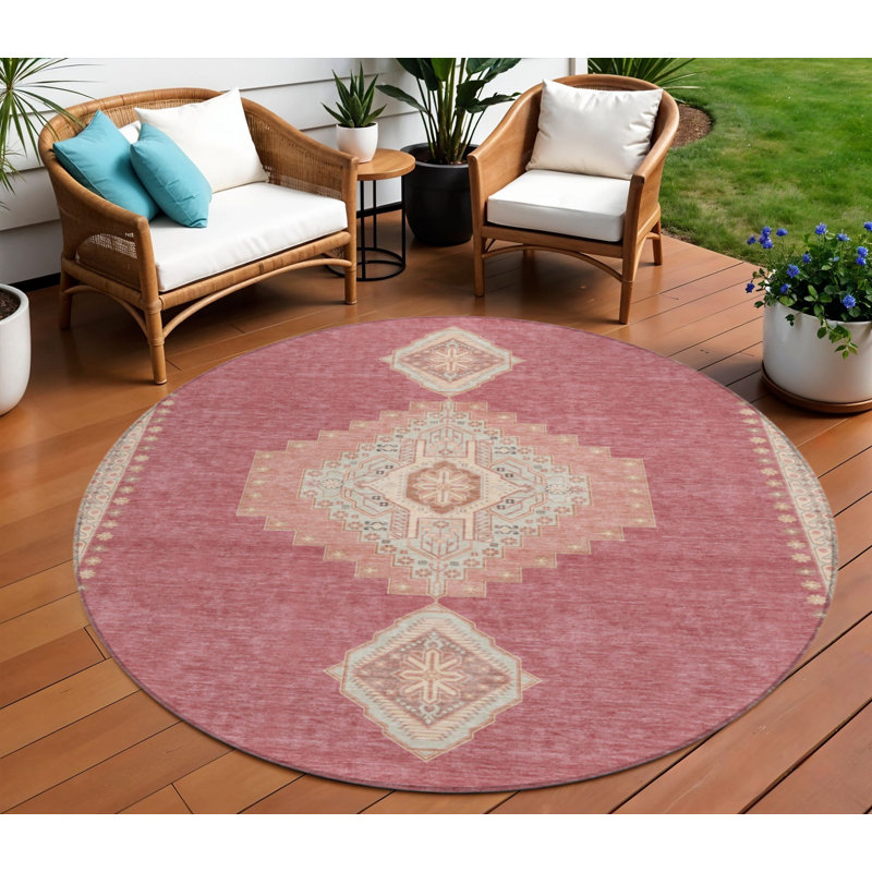 Tapis rond rond 8 po