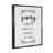 Spiritual Prayer Uplifting Religious Quote Rustic Botanicals by Lettered and Lined - Floater Frame Print on Canvas-92355942-92355941