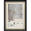 Paysage de traîneau d'hiver, impression sur papier-91356153-91356152